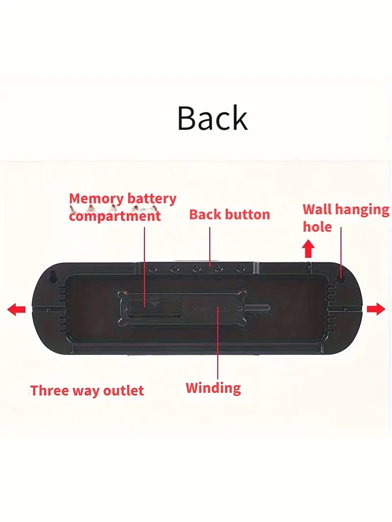 uzaktan kumandalı büyük dijital , çift alarm, yaz uygulaması, 10 seviyeli parlaklık, led gece işığı, usb ile çalışır, kablosuz prizli kullanım, odaları, oturma odaları ofisler için i̇deal ( dahil değildir) ayrıntılar 9
