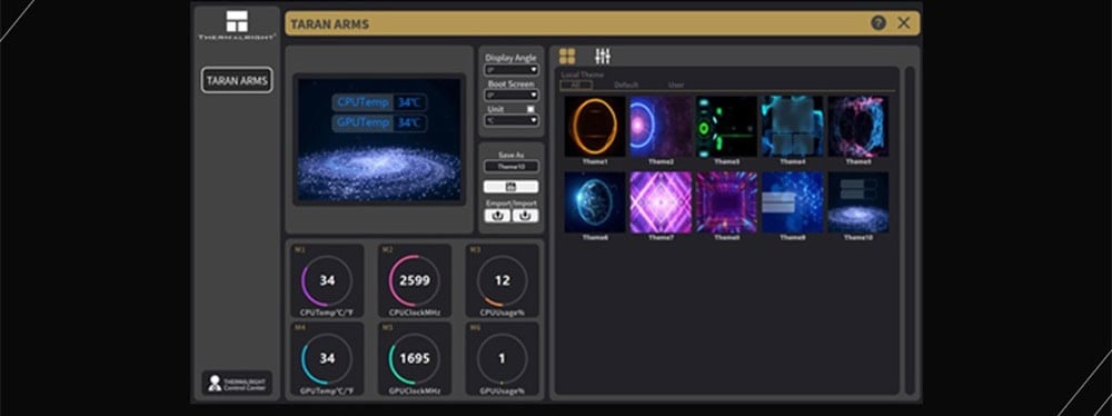 Thermalright Frozen Warframe Pro 360 Black Soğutucu H3