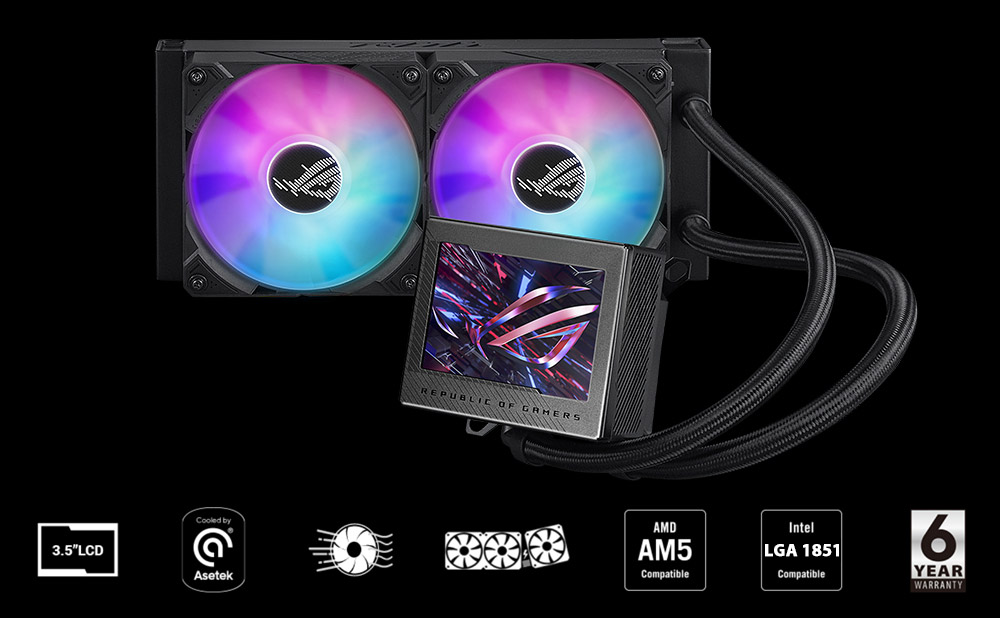 Asus ROG RYUJIN III 240 ARGB OLED 3,5 LCD AURA SYNC RGB 3X Fiyatı