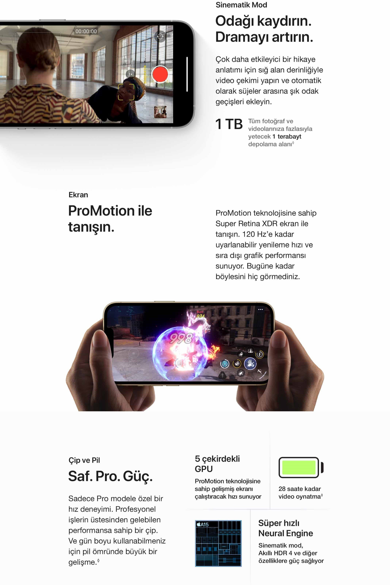 Yenilenmiş iPhone 13 Pro