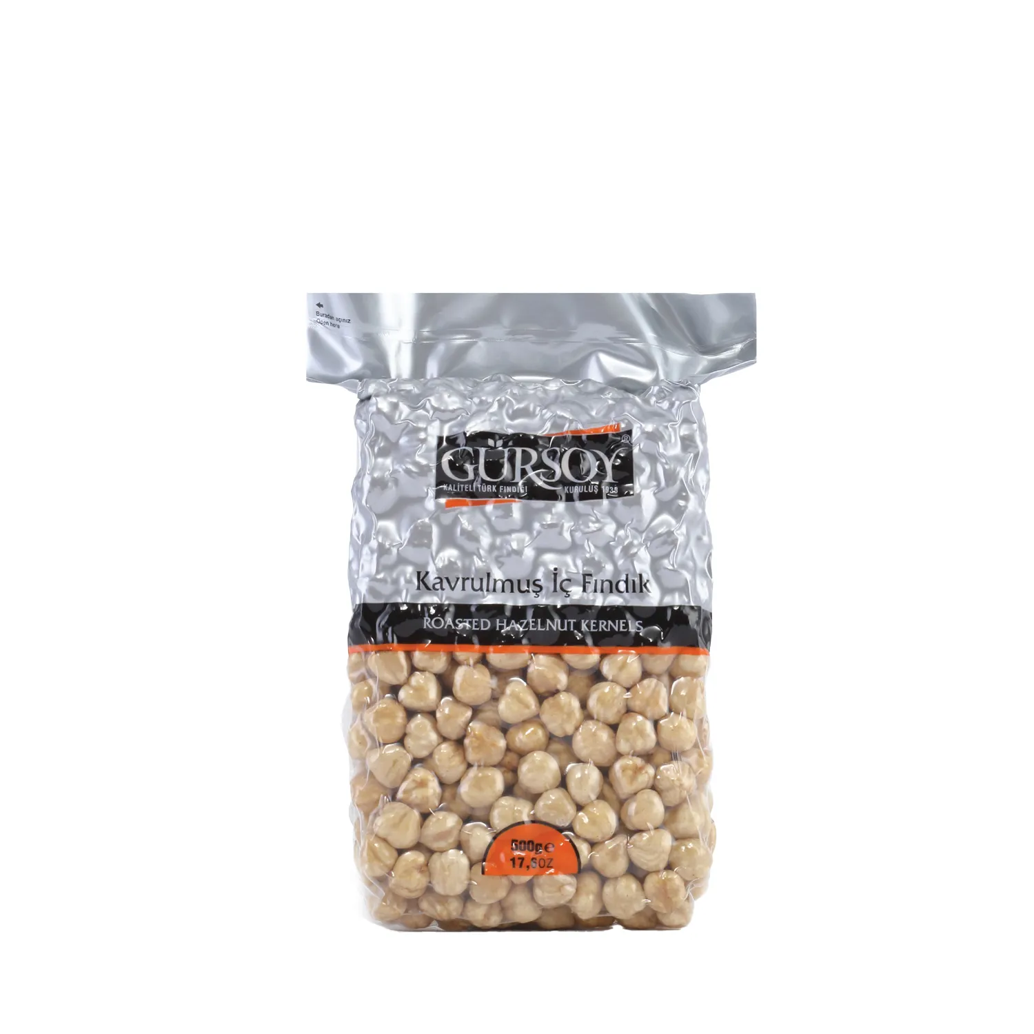 Gürsoy Kavrulmuş İç Fındık 500g Vakum Paket