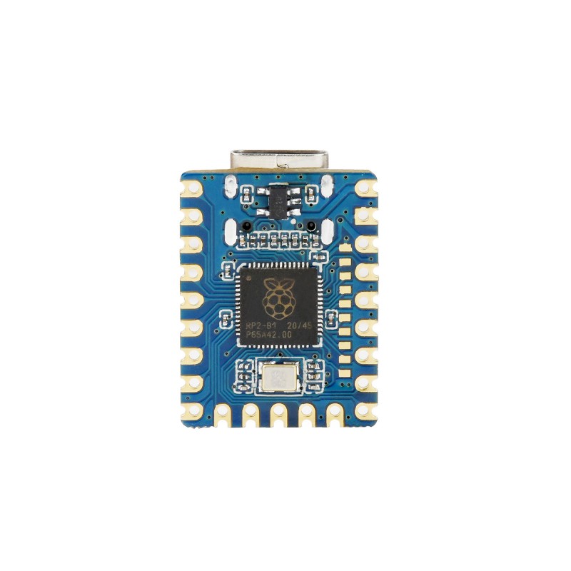 Waveshare RP2040-Zero paket ve kart görünümü