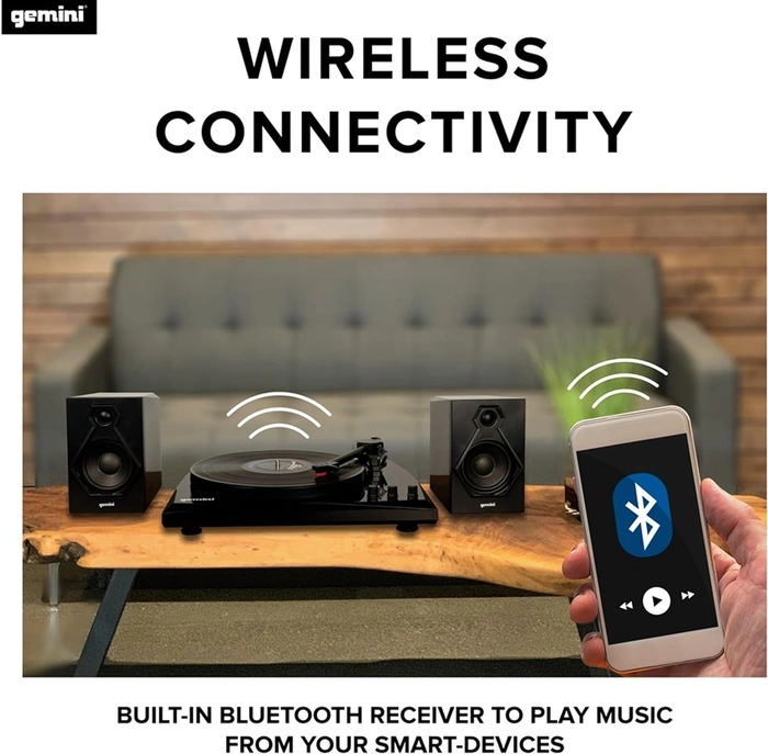 Gemini TT-900 Bluetooth Stereo Turntable Paket 2