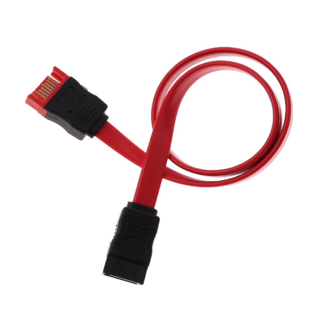36cm Straight SATA Male To Female Cable Serial ATA Data Lead For