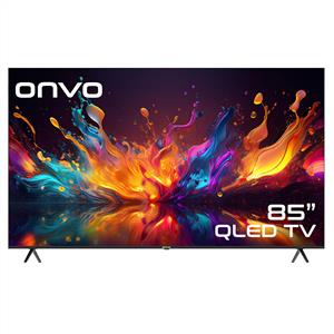 ONVO 85OVF9000UQ 85inc 216 cm UHD Frameless Google Smart Qled TV,Uydu Alıcı