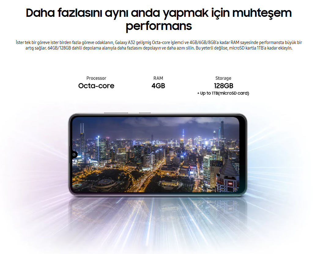 Yenilenmiş Samsung Galaxy A32
