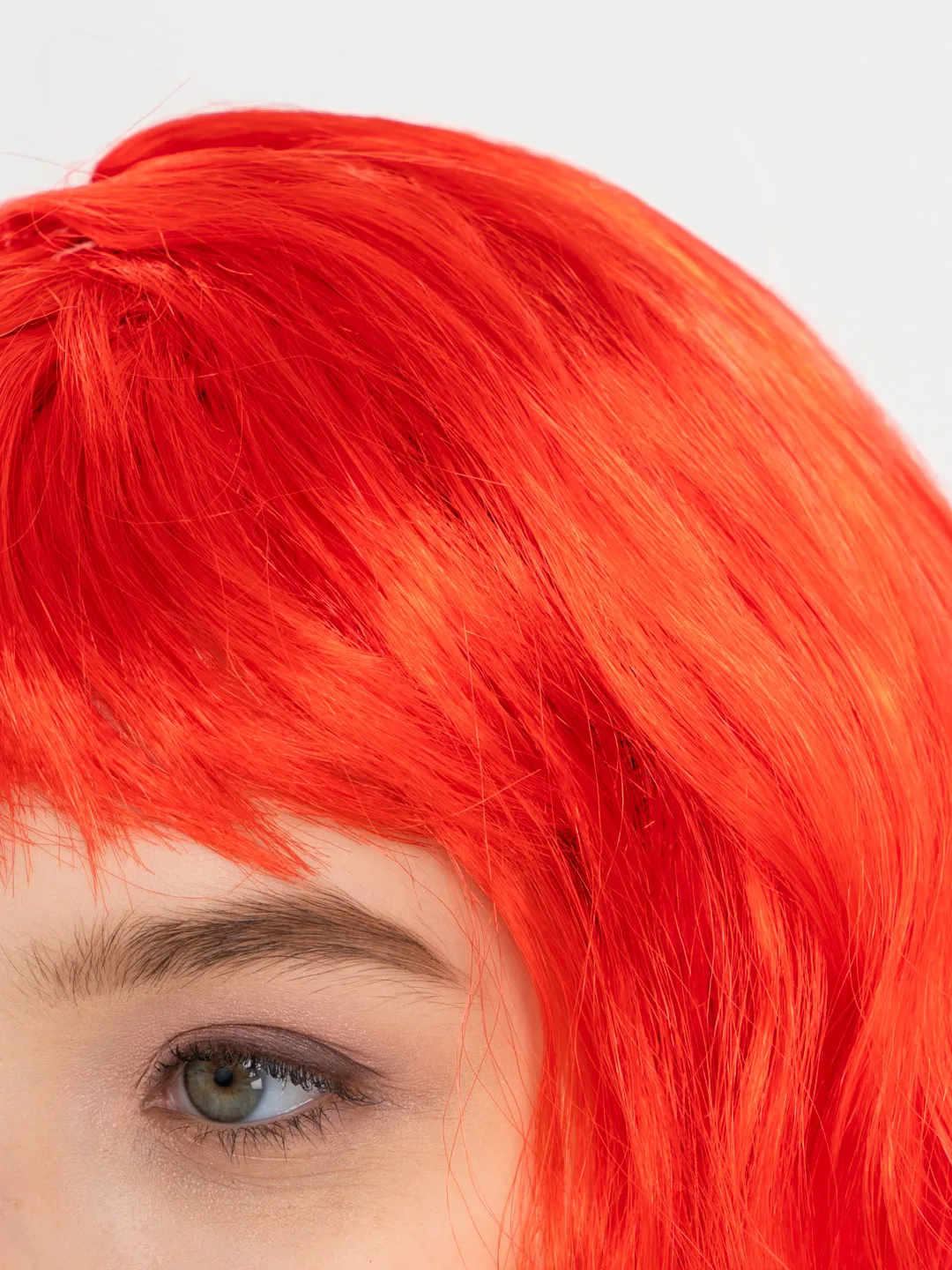 Kırmızı Renk Uzun Dalgalı Parti Peruğu model