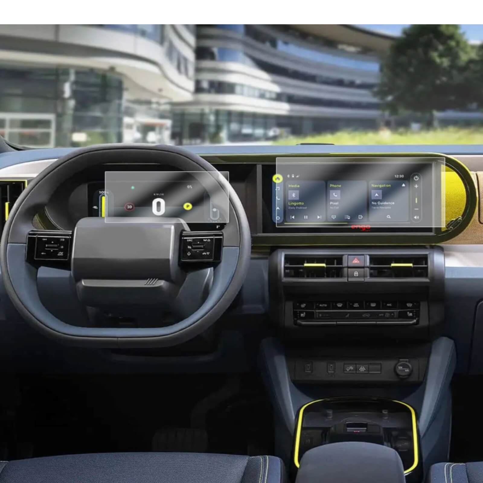 Fiat Grande Panda Mat Ekran Koruyucu Multimedya Gösterge