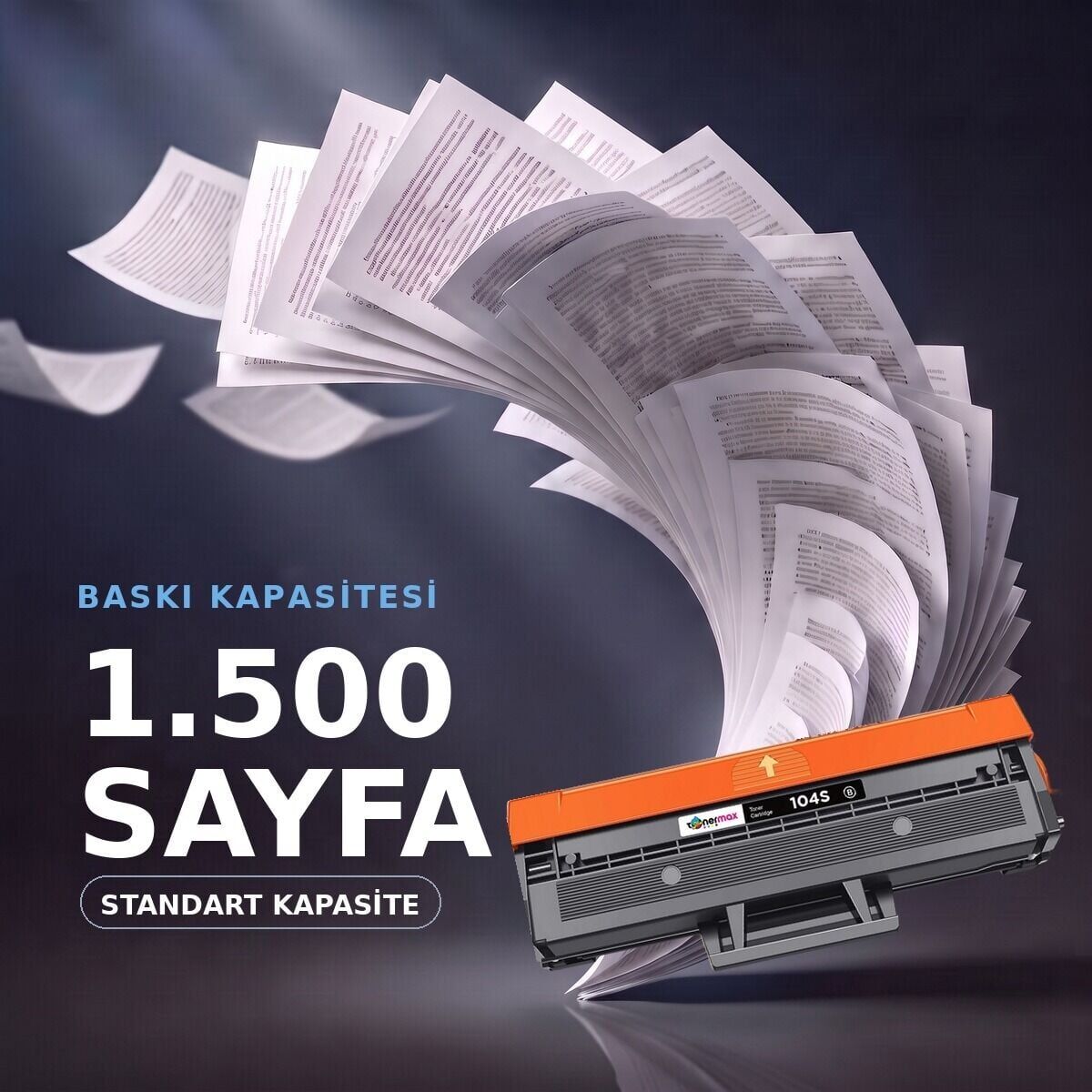 MLT-D104S baskı kapasitesi 1.500 sayfa