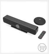 DIGITUS 4K hepsi bir arada video bar Pro - video konferans sistemi - 4 mikrofon ve 1 masa mikrofonu, 1 La...