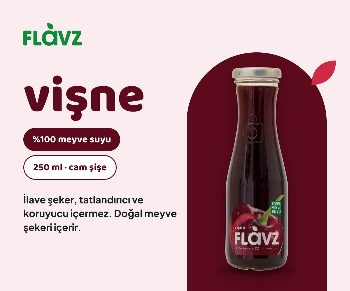 FLAVZ %100 Vişne Suyu 250 ml bilgi görseli 1
