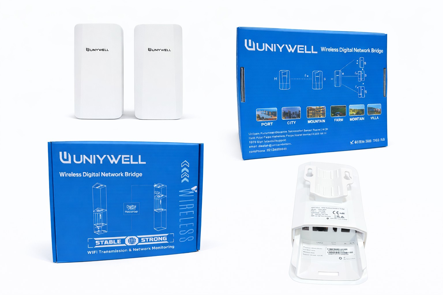 UNIYWEL POİNT TO POİNT KABLOSUZ AKTARICI 1 KM