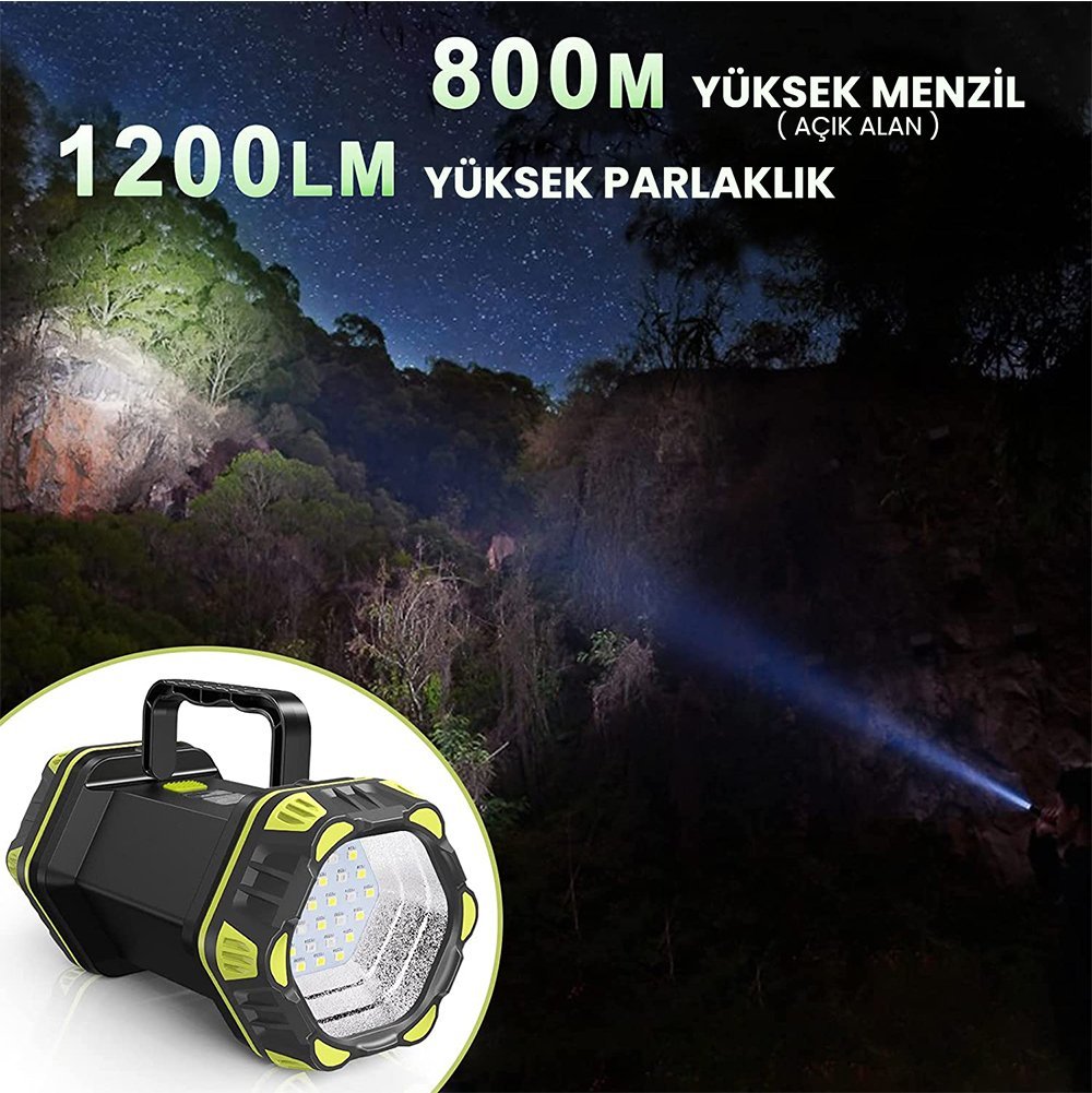 Powermaster Çok Fonksiyonlu Taşınabilir Işıldak HC-262