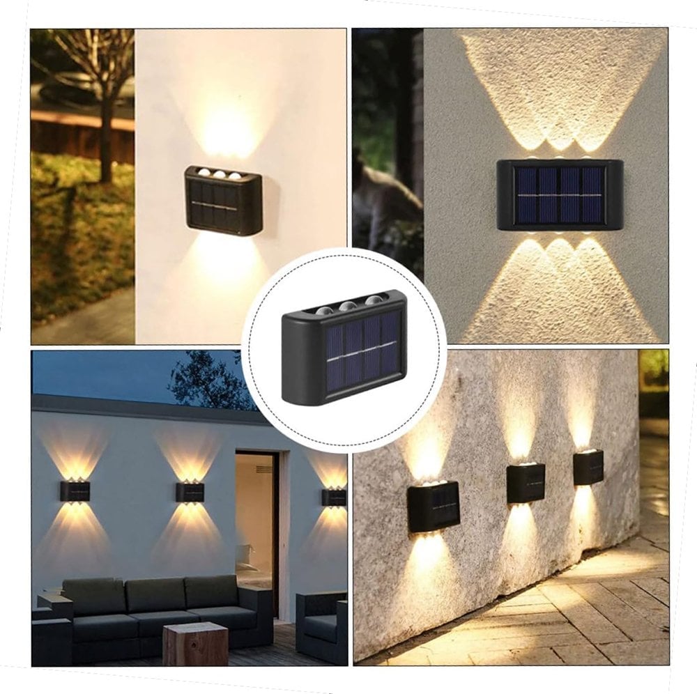 Powermaster Solar Aplik Duvar Lambası 4'lü Set