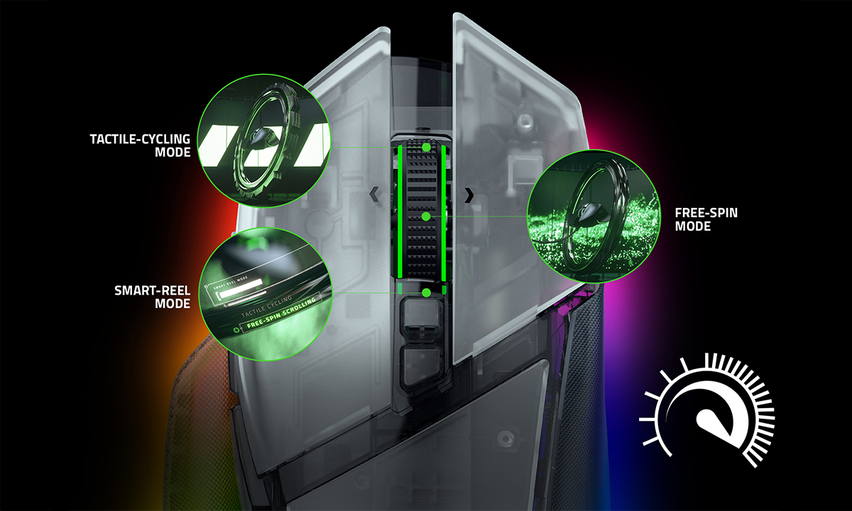 Yapılandırılabilir Razer HyperScroll Tekerleği