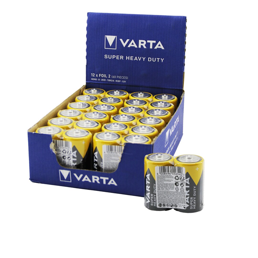 ANKAVERSE® VARTA Büyük Pil D 24'lü Paket görseli