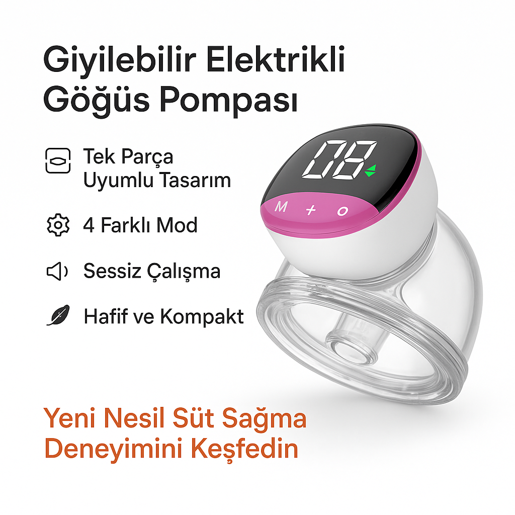 Diamond Anne Elmas Mama MY-373 Giyilebilir Göğüs Pompası