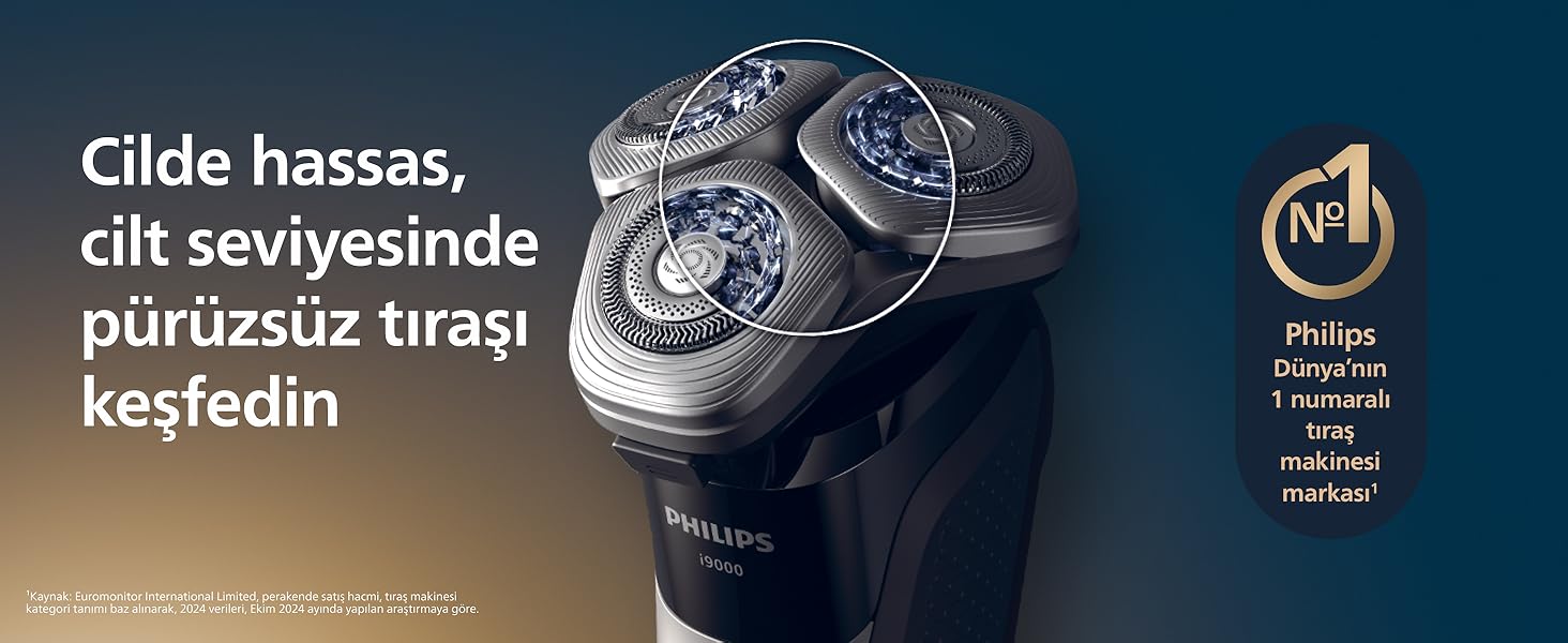 Philips tıraş makinesi, Philips premium tıraş, i9000