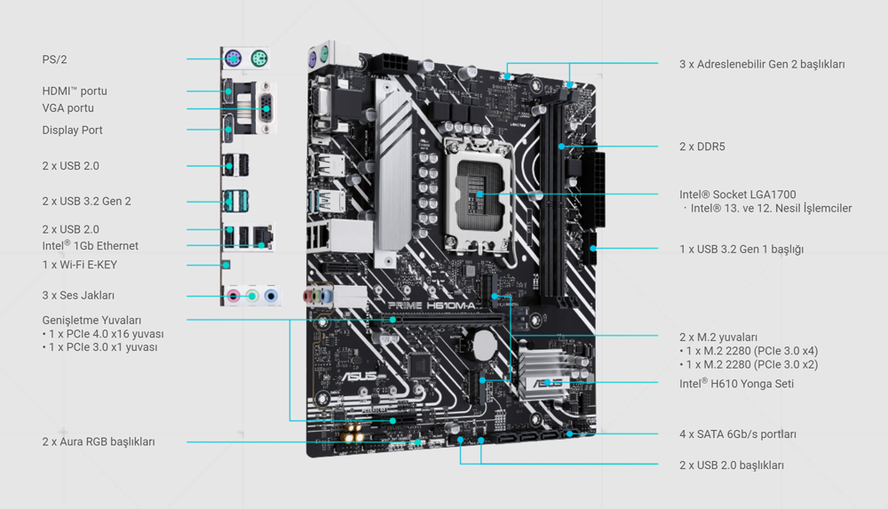 PRIME H610M-A-CSM