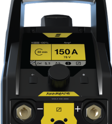 renegade volt kontrol panelinin önden görünümü.