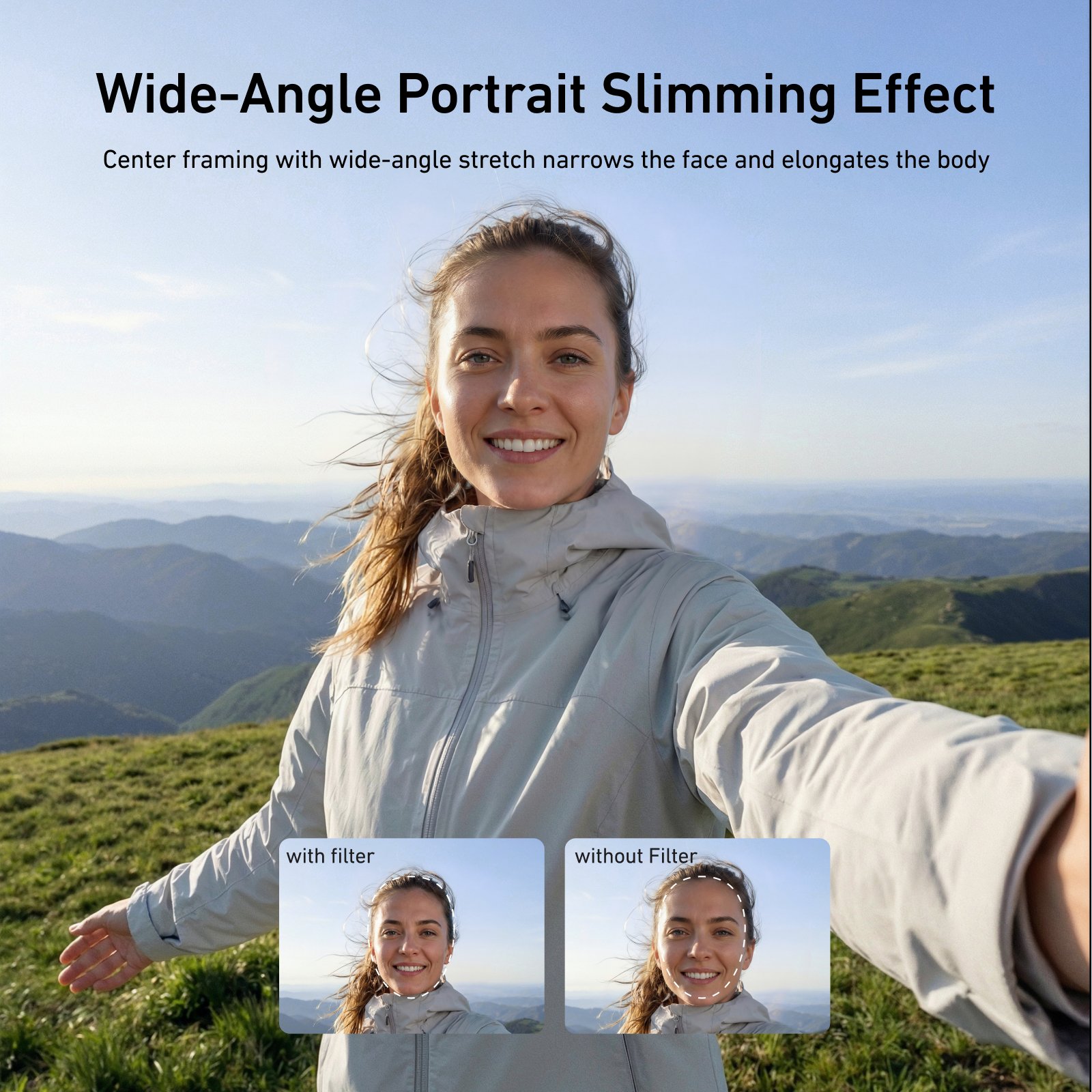 Osmo Pocket 3 wide-angle lens