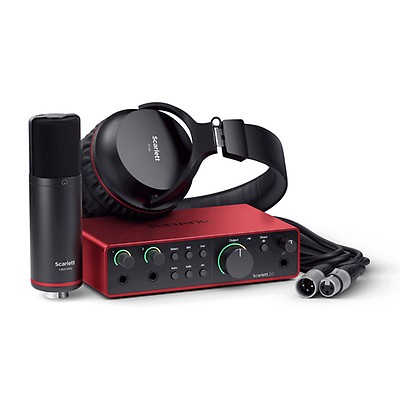 focusrite scarlett 2i2 studio gen 4 paket içeriği