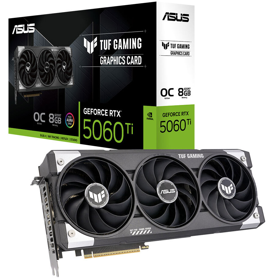 asus tuf gaming geforce rtx™ 5060 ti 8gb gddr7 oc edition