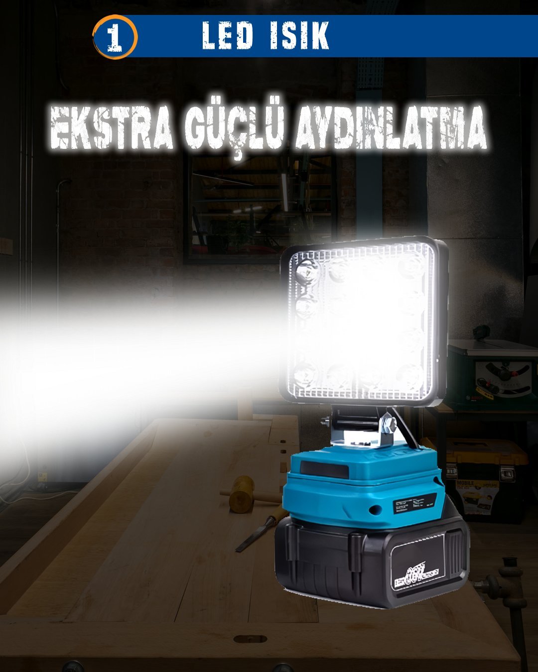 CHELİKBEİ EEA458 Akülü 11li Set led ışık özellikleri