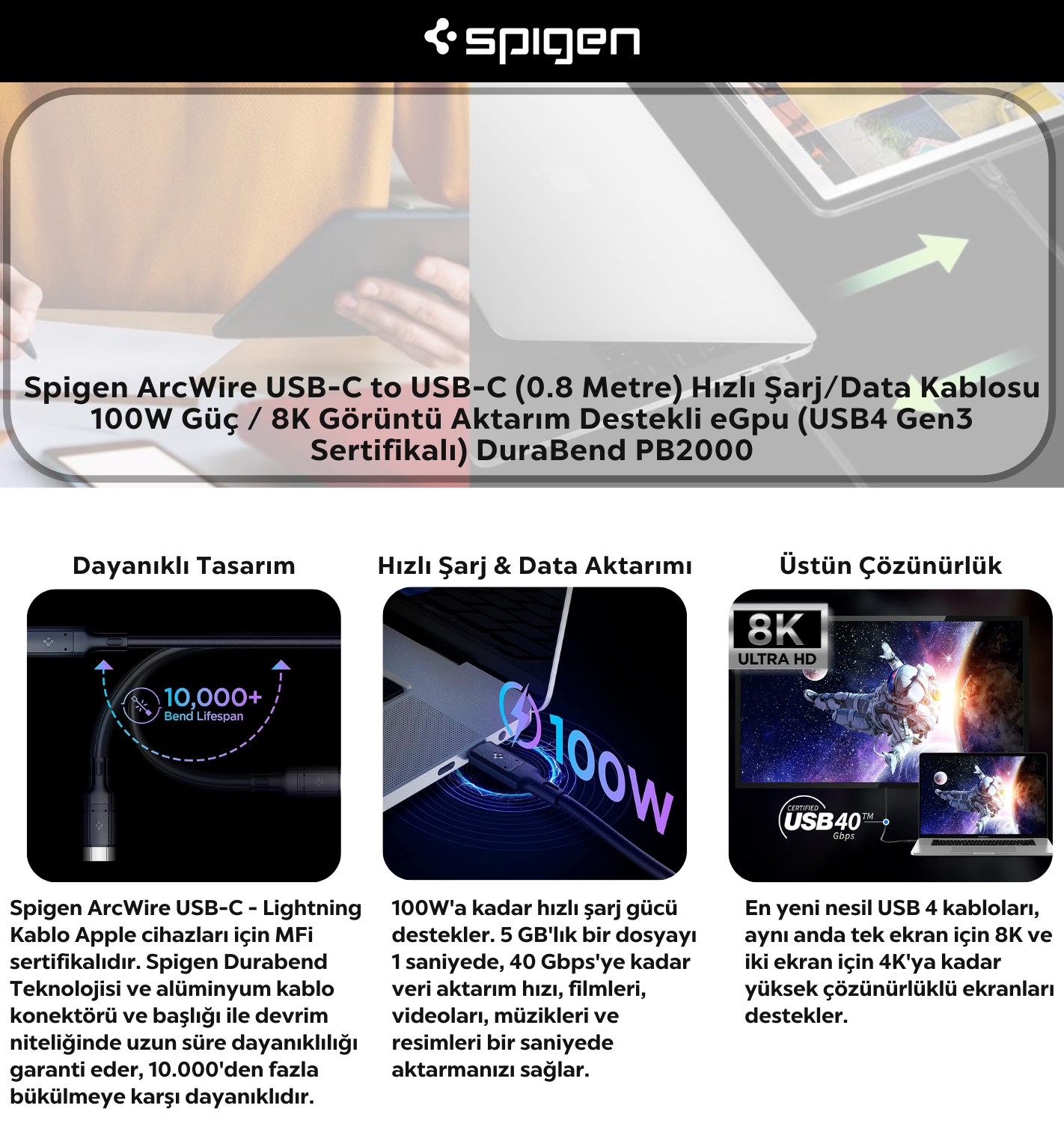 Şarj Kablosu Özellikleri