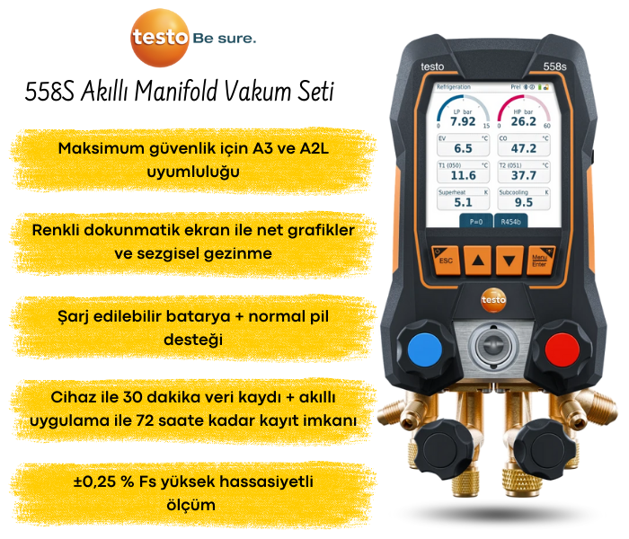 Testo 558S manifold