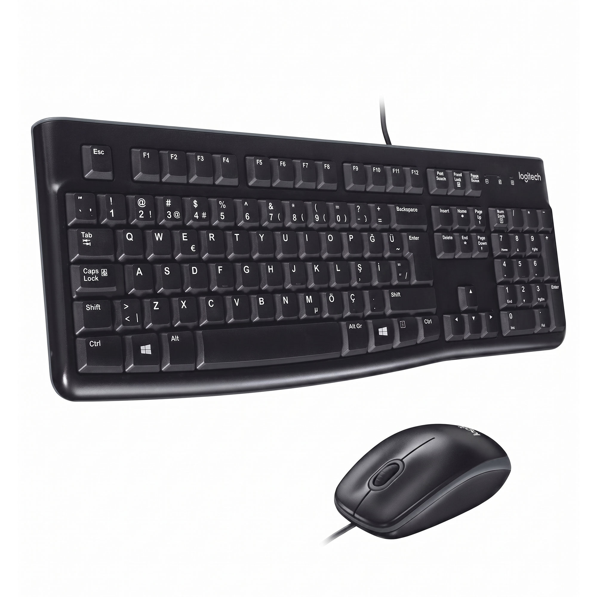 Logitech MK120 Q Türkçe USB Klavye Mouse Set