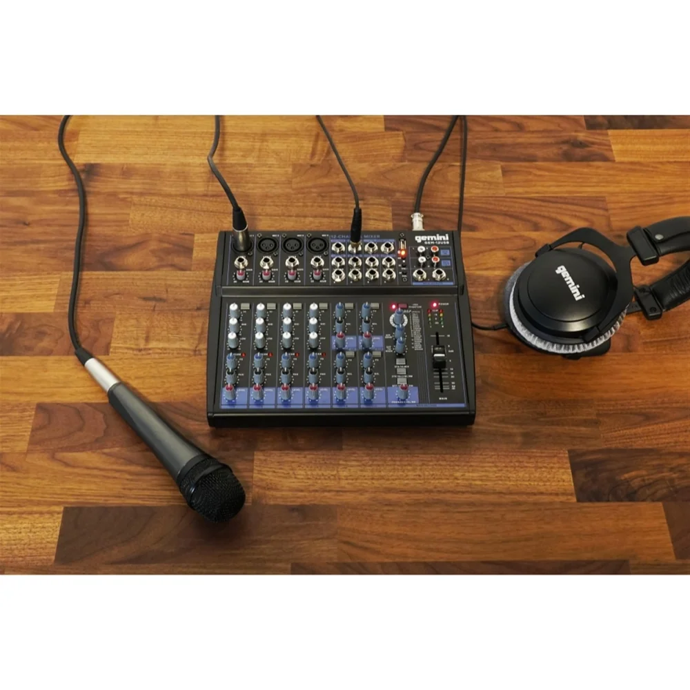 Gemini GEM-12USB | 12 Kanal USB Mikser 3