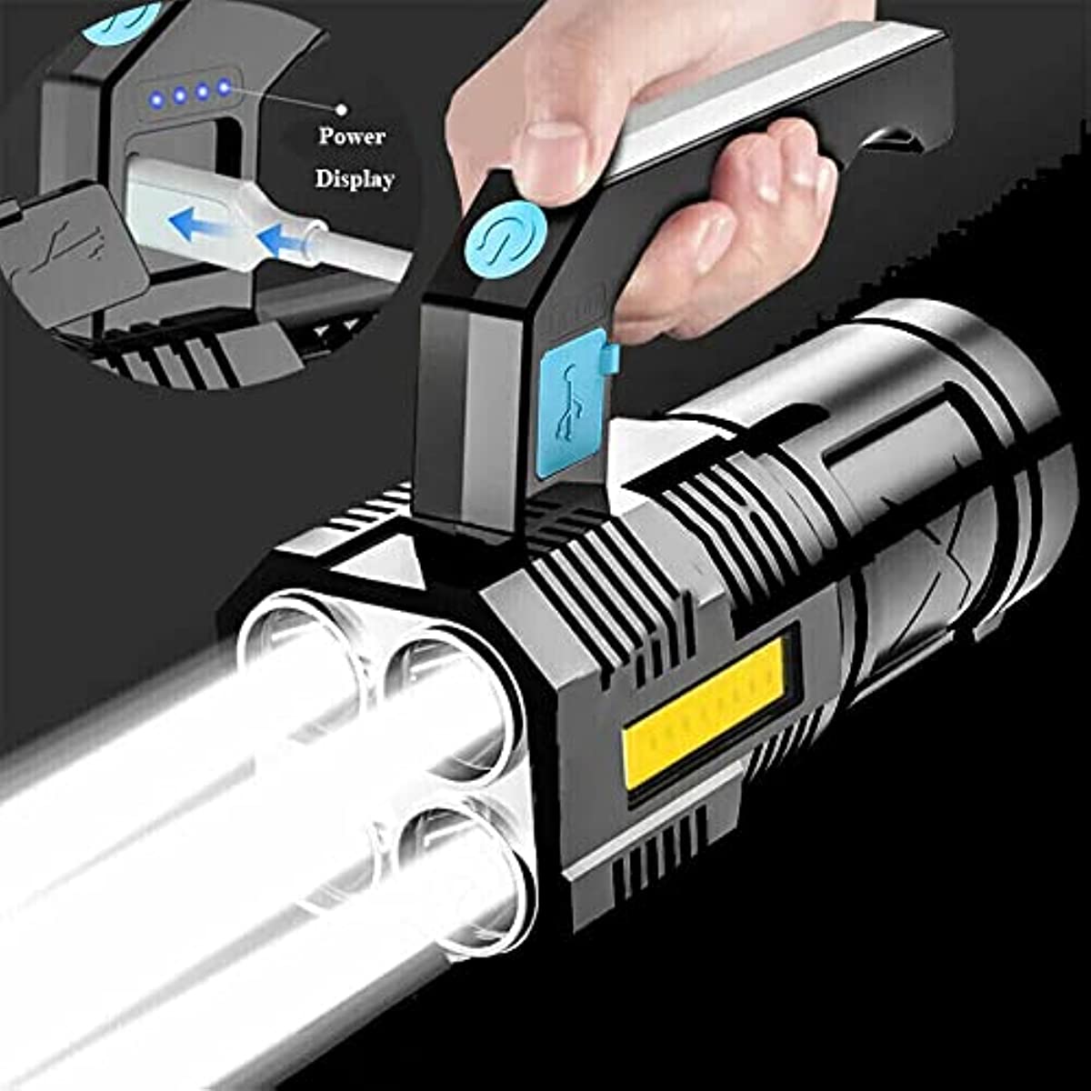 ANKAVERSE® 5W USB Şarjlı El Feneri - ön görünüm