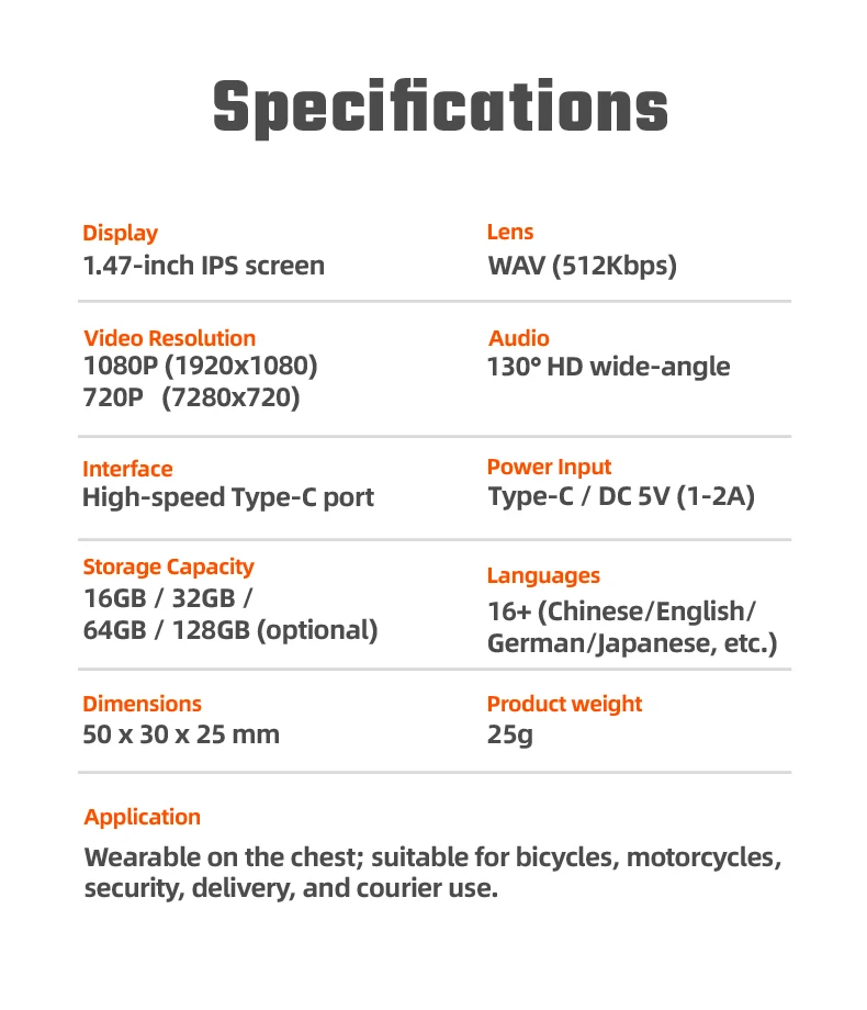 Spor Kaydı, Çekim, Aksiyon Kamerası, Evcil Hayvan Mini Kamerası, Cep Mini Vücut Kamerası, Vlog Kamerası için Taşınabilir 1080P Başparmak Kamerası