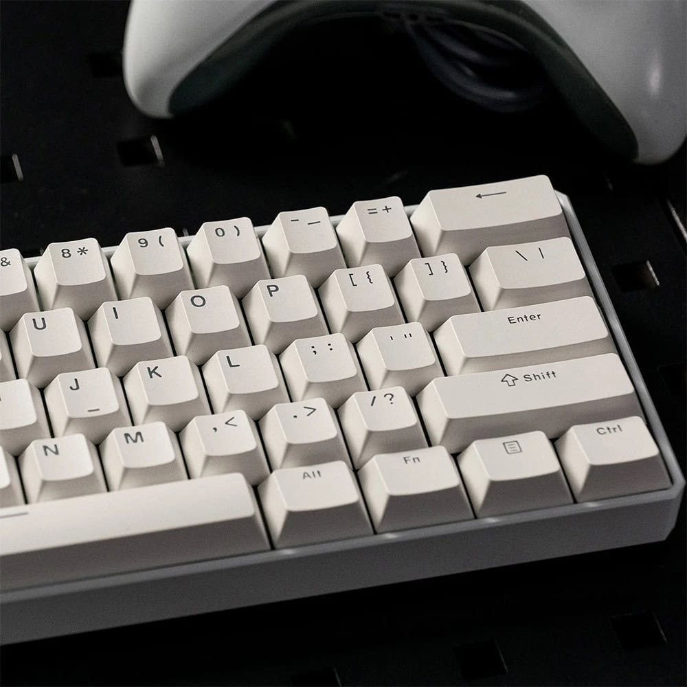 Akko Monsgeek Fun60 Ultra Shine Through White Tmr Gaming Klavye H1
