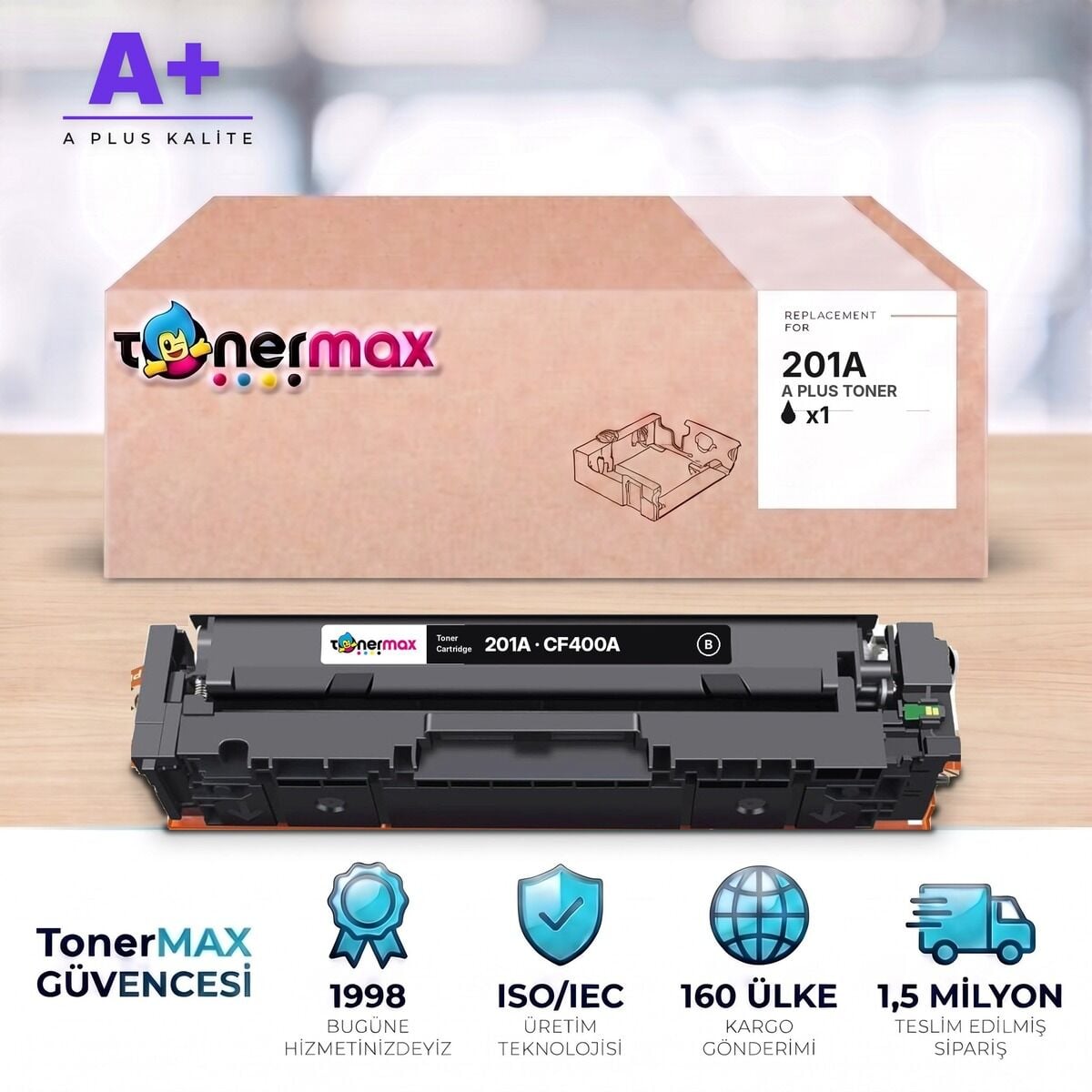 CF400A Muadil Toner A Plus