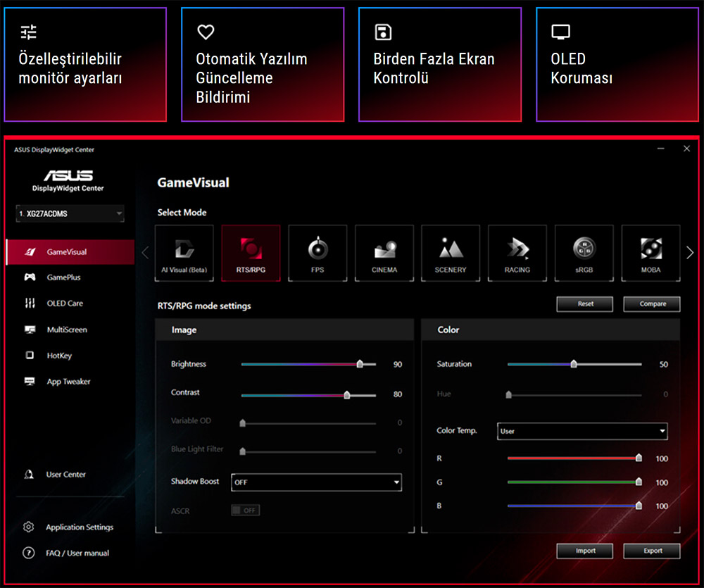 ROG Strix OLED XG27ACDMS