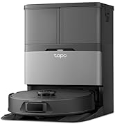 Tapo RV50 Pro Omni silme fonksiyonlu robot süpürge, 15.000 Pa, 60 °C'de sıcak suda yıkama ve kendi kendine yıkama...