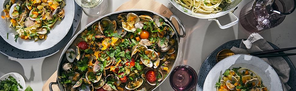 Frutti di Mare, makarna, ev yapımı.