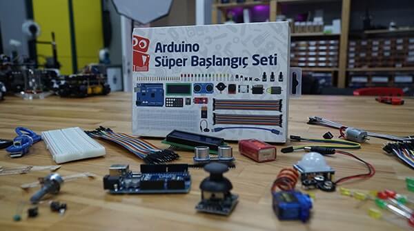 Arduino Uyumlu Süper Başlangıç Seti Kutu İçeriği