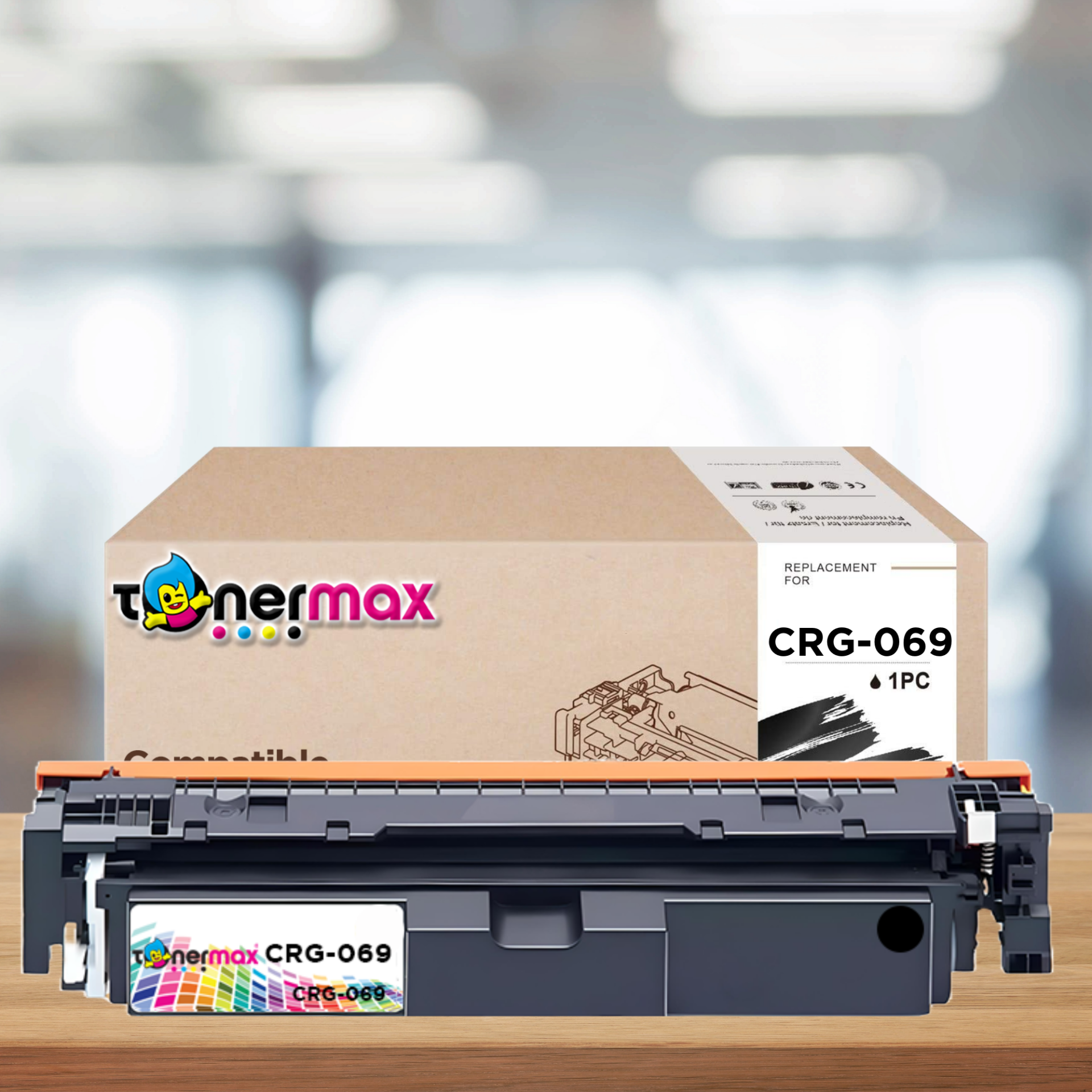 Tonermax Canon CRG-069 muadil Toner Siyah Ön Görünüm