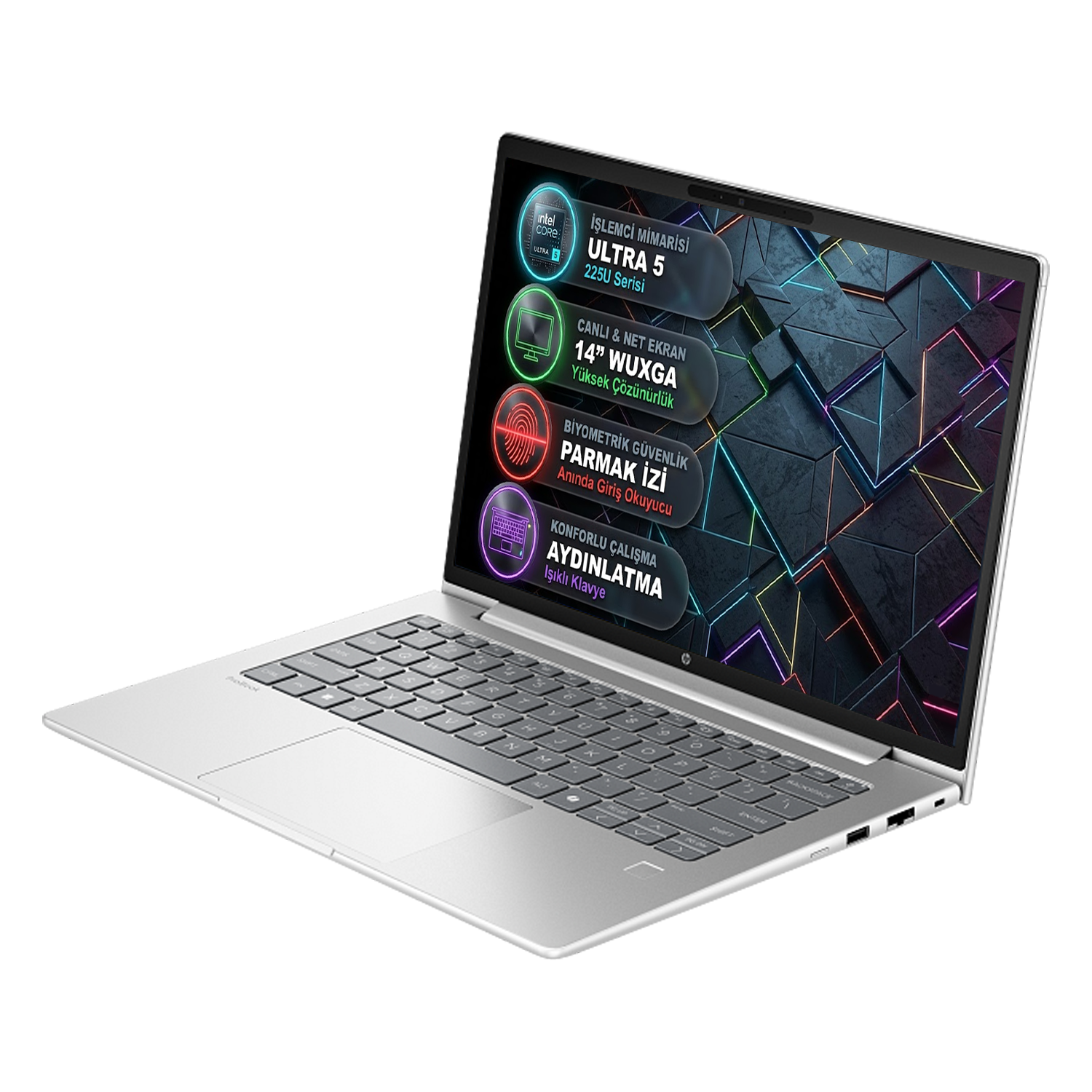 HP☆Probook✨SSD256GB&HDD1TBダブル搭載☆メモリ8GB Hp Probook 4 G1I Intel Core Ultra 5 225U 24GB 1tb SSD 14 Fiyatı