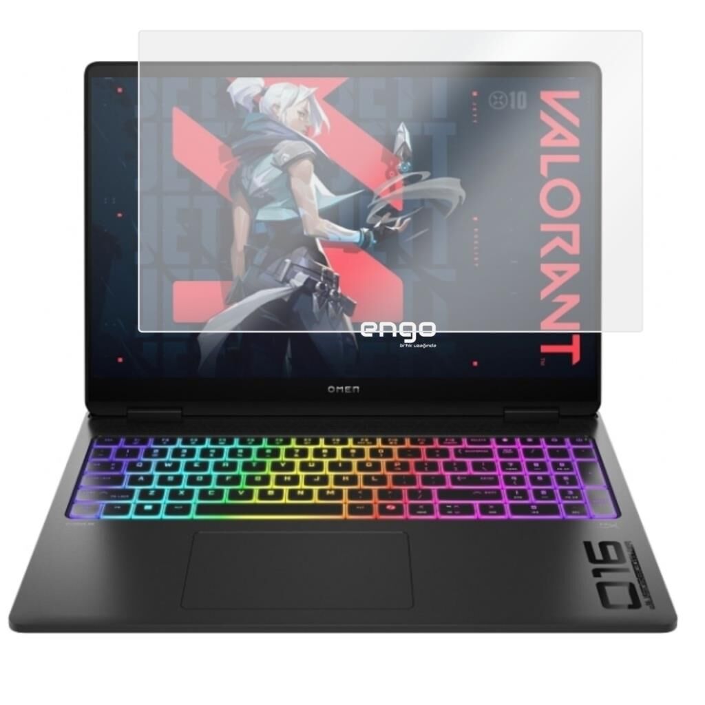 Engo HP OMEN MAX Gaming 16-ah0004nt (B92QMEA) 16 inç Mat Ekran Koruyucu Yansıma Önleyici