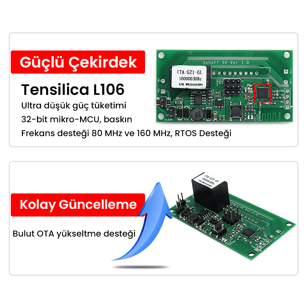 SV 5V-24V Akıllı Röle