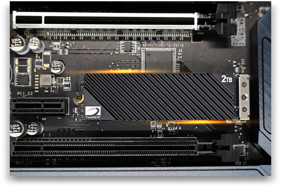 TwinMOS 2TB NVMe Gen4 Okuma 7500MB