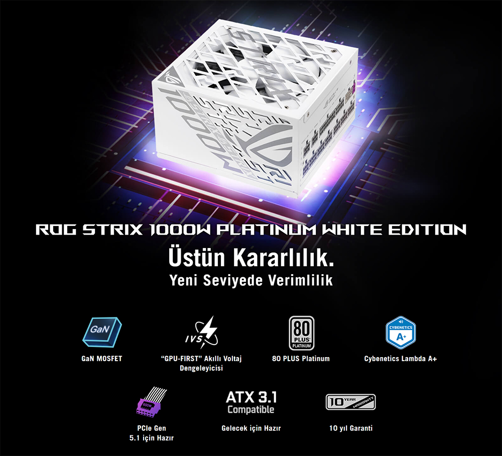ROG Strix 1000W Platinum White Edition