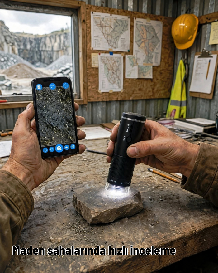 SmartScope ile maden sahalarında hızlı inceleme