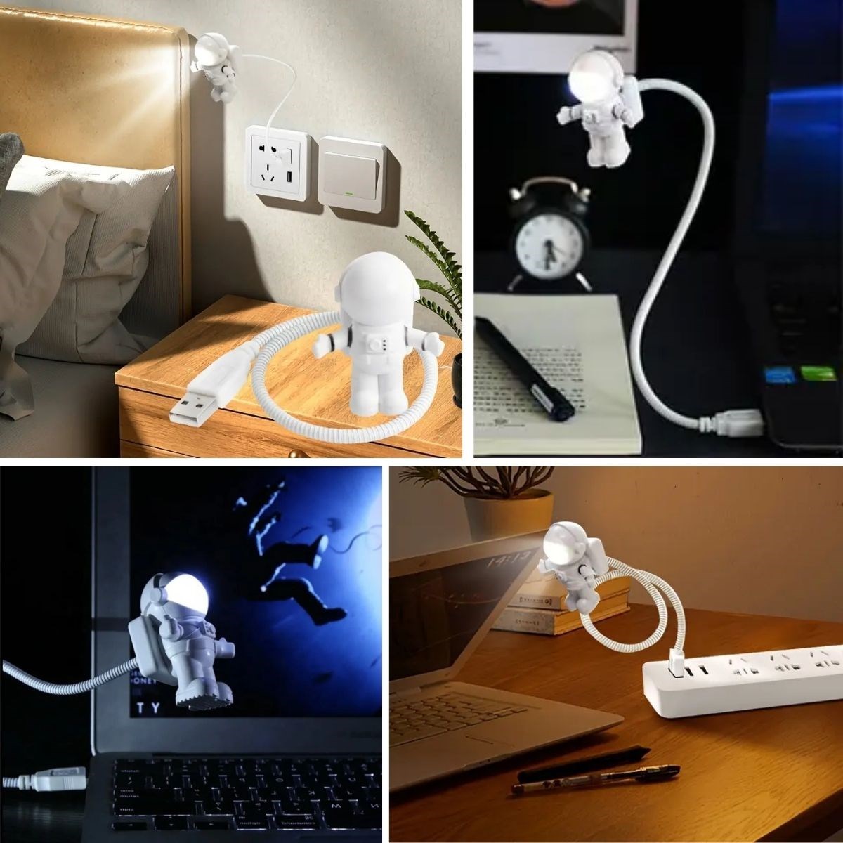 ANKAVERSE USB Astronot Gece Lambası