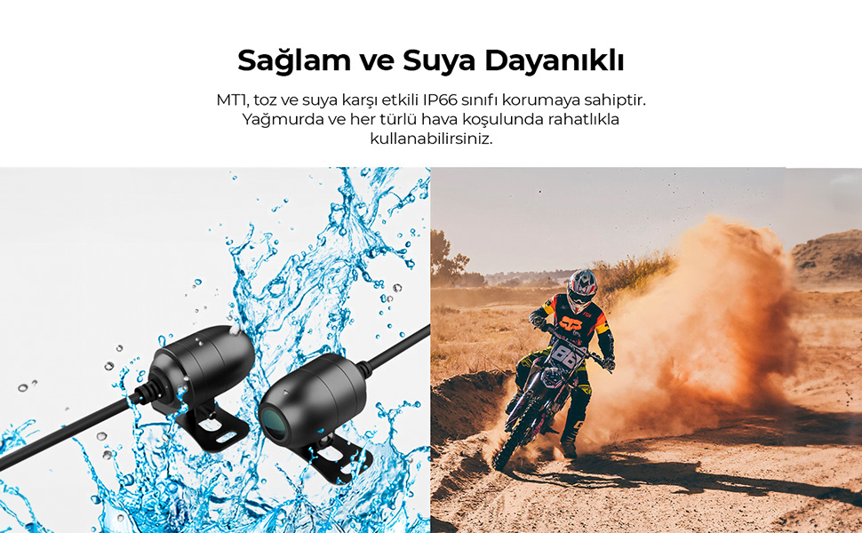 Viofo,MT1,Motosiklet kamerası,Wifi,GPS,Bisiklet,Yahama