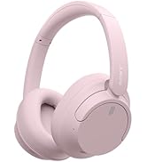 Pürüzsüz, mat yüzeyli, dolgulu kulak kepçeleri ve ayarlanabilir kafa bandı ile zarif pembe kablosuz kulak üstü kulaklık.
